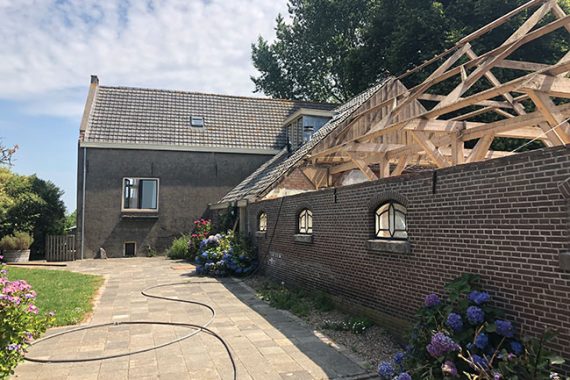 gevelrestauratie woonboerderij