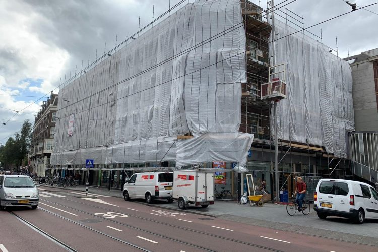 Gevelrenovatie Van Woustraat, Pieter Aertszstraat en Rustenburgerstraat in Amsterdam